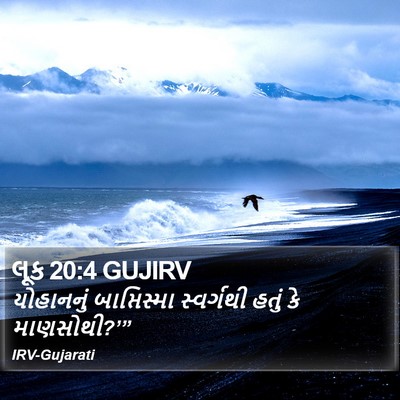 લૂક 20:4 GUJIRV Bible Verse Image