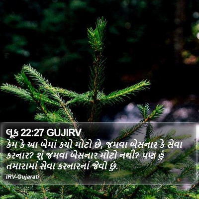 લૂક 22:27 GUJIRV Bible Verse Image