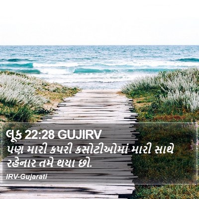 લૂક 22:28 GUJIRV Bible Verse Image