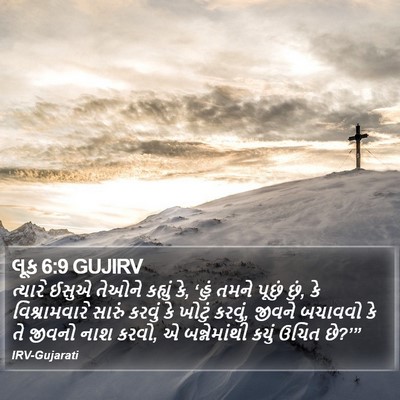 લૂક 6:9 GUJIRV Bible Verse Image