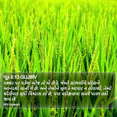 લૂક 8:13 GUJIRV Bible Verse Image