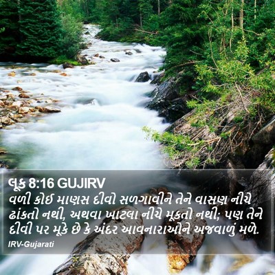 લૂક 8:16 GUJIRV Bible Verse Image