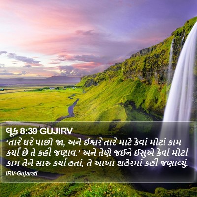 લૂક 8:39 GUJIRV Bible Verse Image