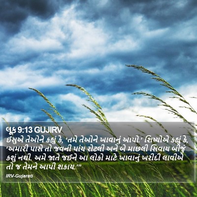 લૂક 9:13 GUJIRV Bible Verse Image