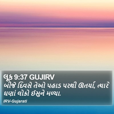 લૂક 9:37 GUJIRV Bible Verse Image
