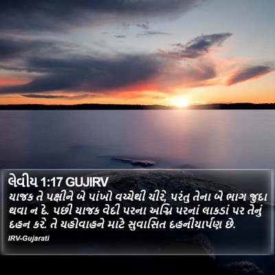 લેવીય 1:17 GUJIRV Bible Verse Image