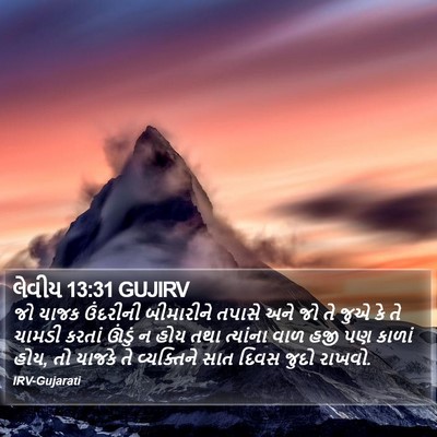લેવીય 13:31 GUJIRV Bible Verse Image