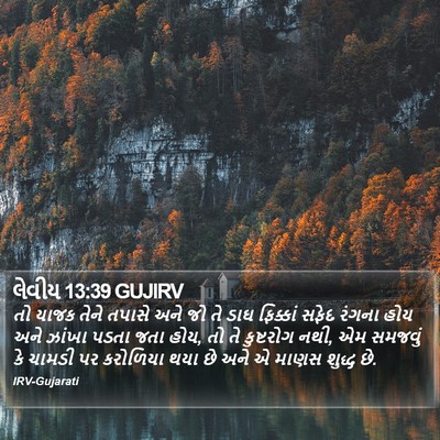 લેવીય 13:39 GUJIRV Bible Verse Image