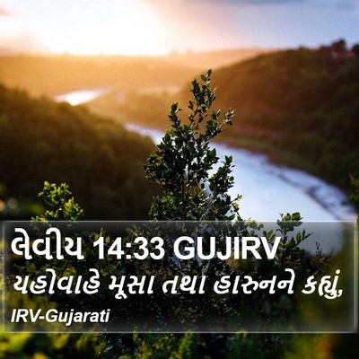 લેવીય 14:33 GUJIRV Bible Verse Image