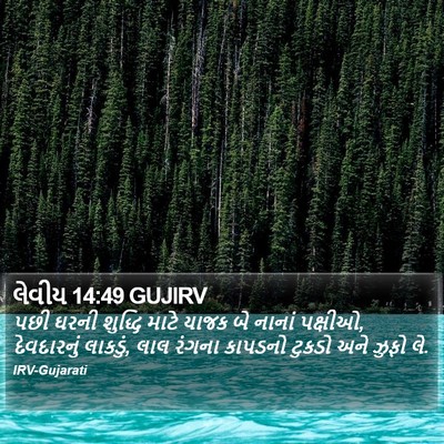 લેવીય 14:49 GUJIRV Bible Verse Image