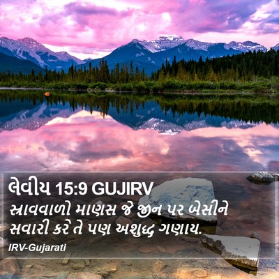 લેવીય 15:9 GUJIRV Bible Verse Image