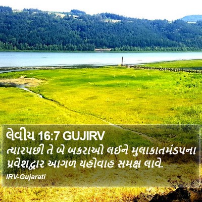 લેવીય 16:7 GUJIRV Bible Verse Image
