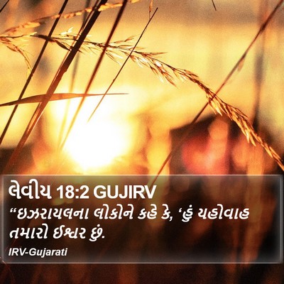 લેવીય 18:2 GUJIRV Bible Verse Image