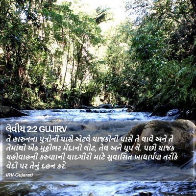 લેવીય 2:2 GUJIRV Bible Verse Image
