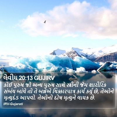 લેવીય 20:13 GUJIRV Bible Verse Image