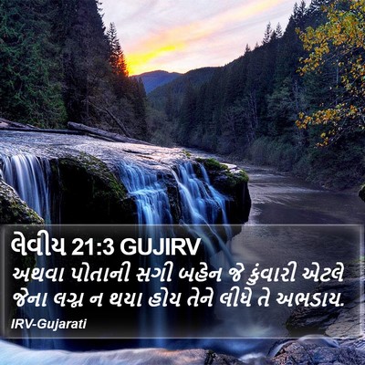 લેવીય 21:3 GUJIRV Bible Verse Image