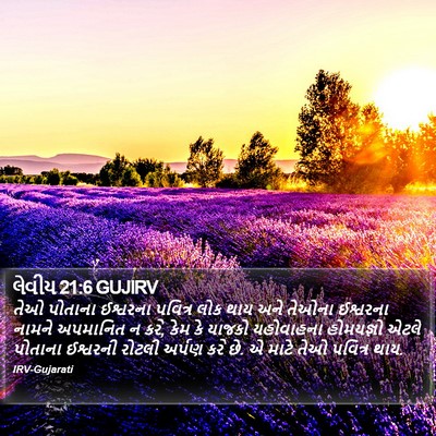 લેવીય 21:6 GUJIRV Bible Verse Image