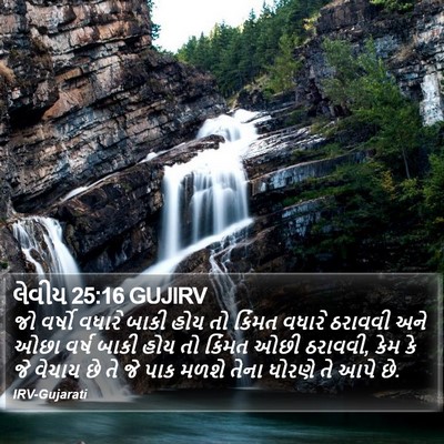 લેવીય 25:16 GUJIRV Bible Verse Image