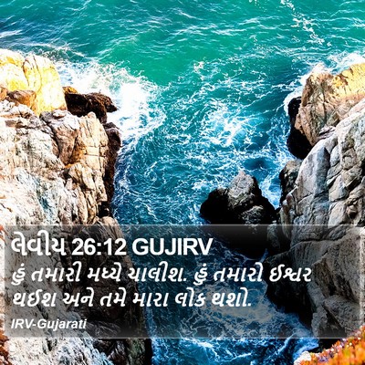 લેવીય 26:12 GUJIRV Bible Verse Image