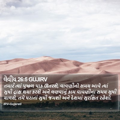 લેવીય 26:5 GUJIRV Bible Verse Image