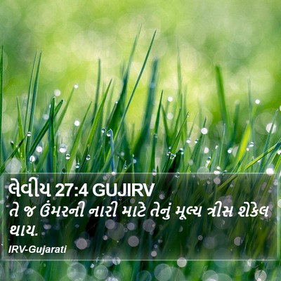 લેવીય 27:4 GUJIRV Bible Verse Image