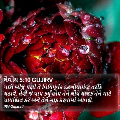 લેવીય 5:10 GUJIRV Bible Verse Image