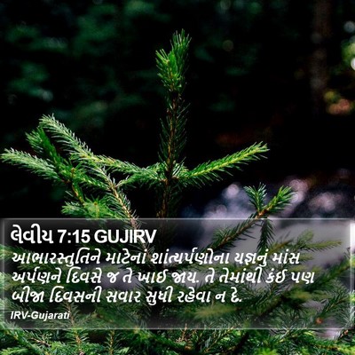 લેવીય 7:15 GUJIRV Bible Verse Image