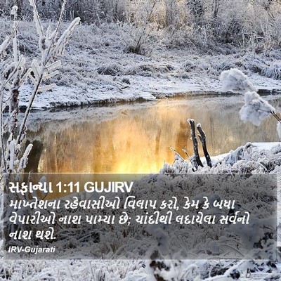 સફાન્યા 1:11 GUJIRV Bible Verse Image