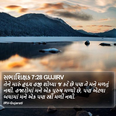 સભાશિક્ષક 7:28 GUJIRV Bible Verse Image