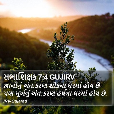 સભાશિક્ષક 7:4 GUJIRV Bible Verse Image