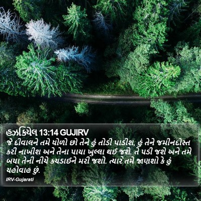 હઝકિયેલ 13:14 GUJIRV Bible Verse Image
