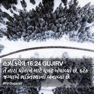 હઝકિયેલ 16:24 GUJIRV Bible Verse Image