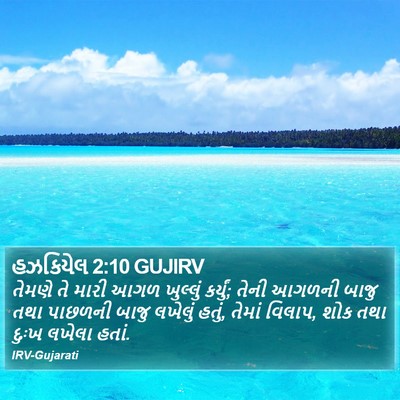 હઝકિયેલ 2:10 GUJIRV Bible Verse Image