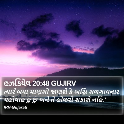 હઝકિયેલ 20:48 GUJIRV Bible Verse Image