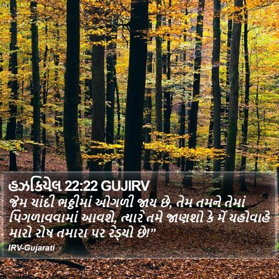 હઝકિયેલ 22:22 GUJIRV Bible Verse Image