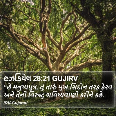હઝકિયેલ 28:21 GUJIRV Bible Verse Image