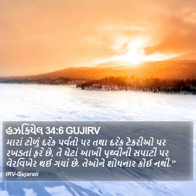હઝકિયેલ 34:6 GUJIRV Bible Verse Image