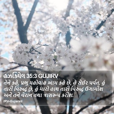 હઝકિયેલ 35:3 GUJIRV Bible Verse Image