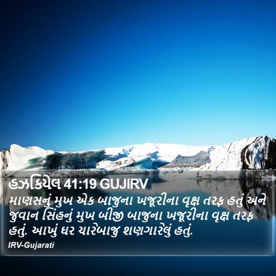 હઝકિયેલ 41:19 GUJIRV Bible Verse Image