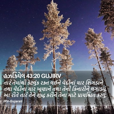 હઝકિયેલ 43:20 GUJIRV Bible Verse Image