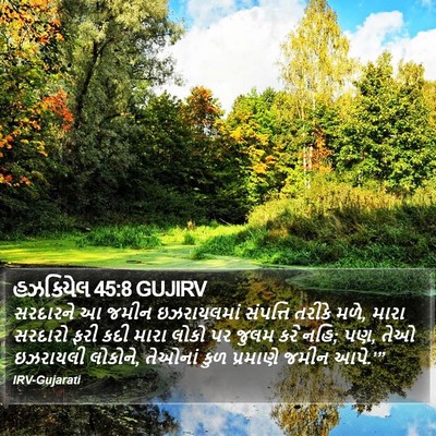હઝકિયેલ 45:8 GUJIRV Bible Verse Image