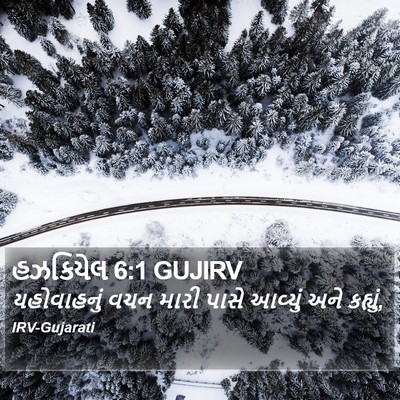 હઝકિયેલ 6:1 GUJIRV Bible Verse Image
