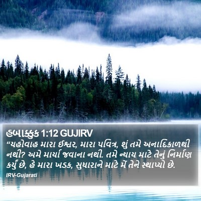 હબાક્કુક 1:12 GUJIRV Bible Verse Image