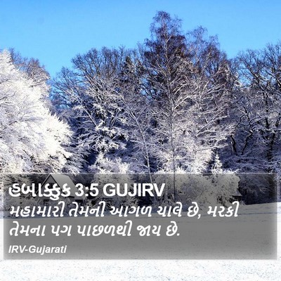 હબાક્કુક 3:5 GUJIRV Bible Verse Image