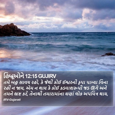 હિબ્રૂઓને 12:15 GUJIRV Bible Verse Image