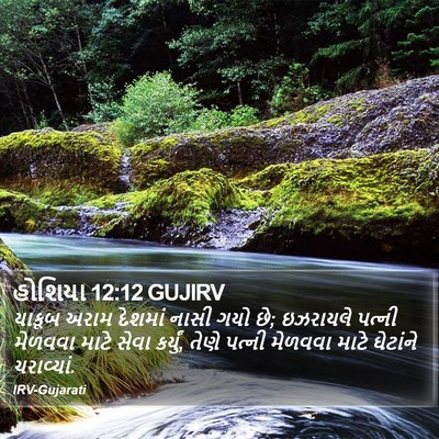હોશિયા 12:12 GUJIRV Bible Verse Image