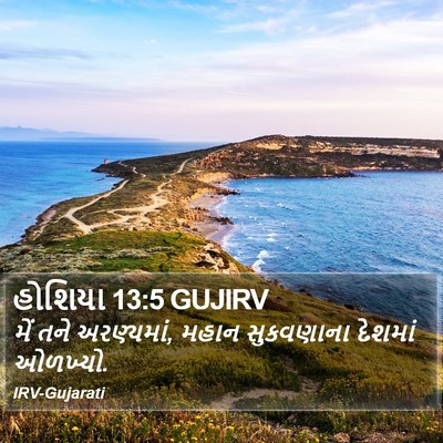 હોશિયા 13:5 GUJIRV Bible Verse Image