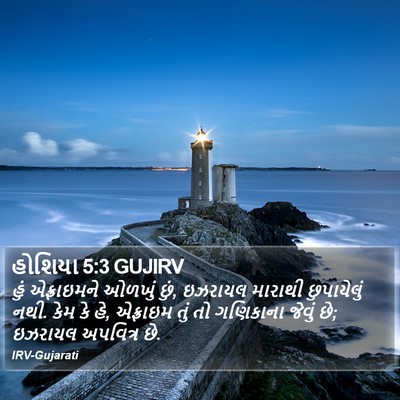 હોશિયા 5:3 GUJIRV Bible Verse Image