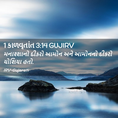 Picture 02 - 1 કાળવૃતાંત 3:14 GUJIRV - મનાશ્શાનો દીકરો - Bible Verse Picture