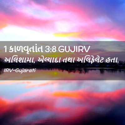 Picture 02 - 1 કાળવૃતાંત 3:8 GUJIRV - અલિશામા, એલ્યાદા - Bible Verse Picture